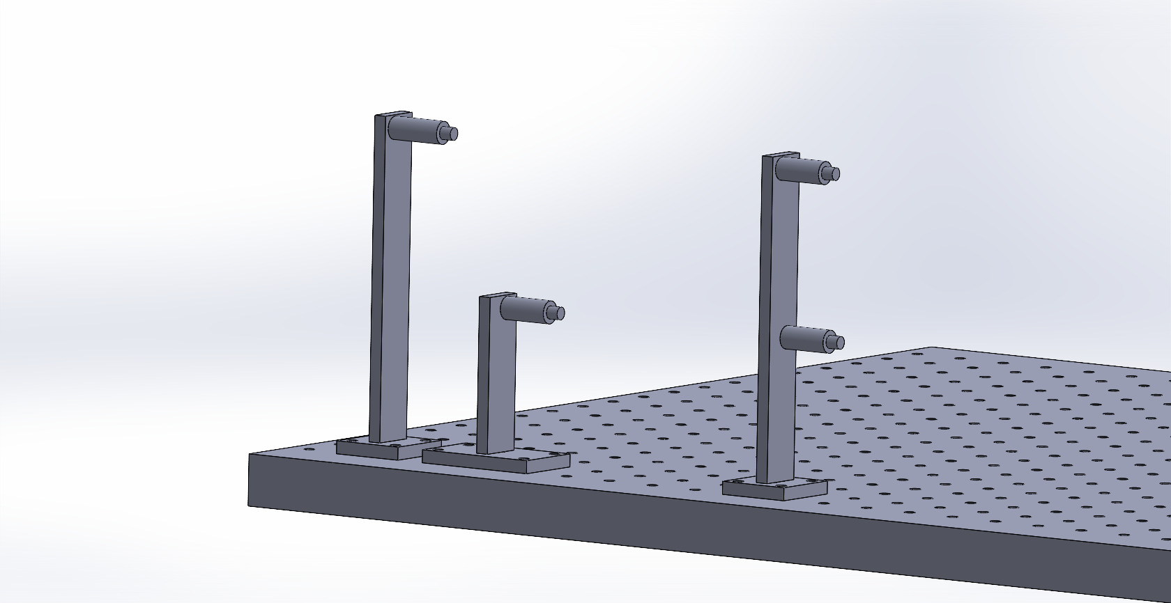 3D model of suspension jigs only