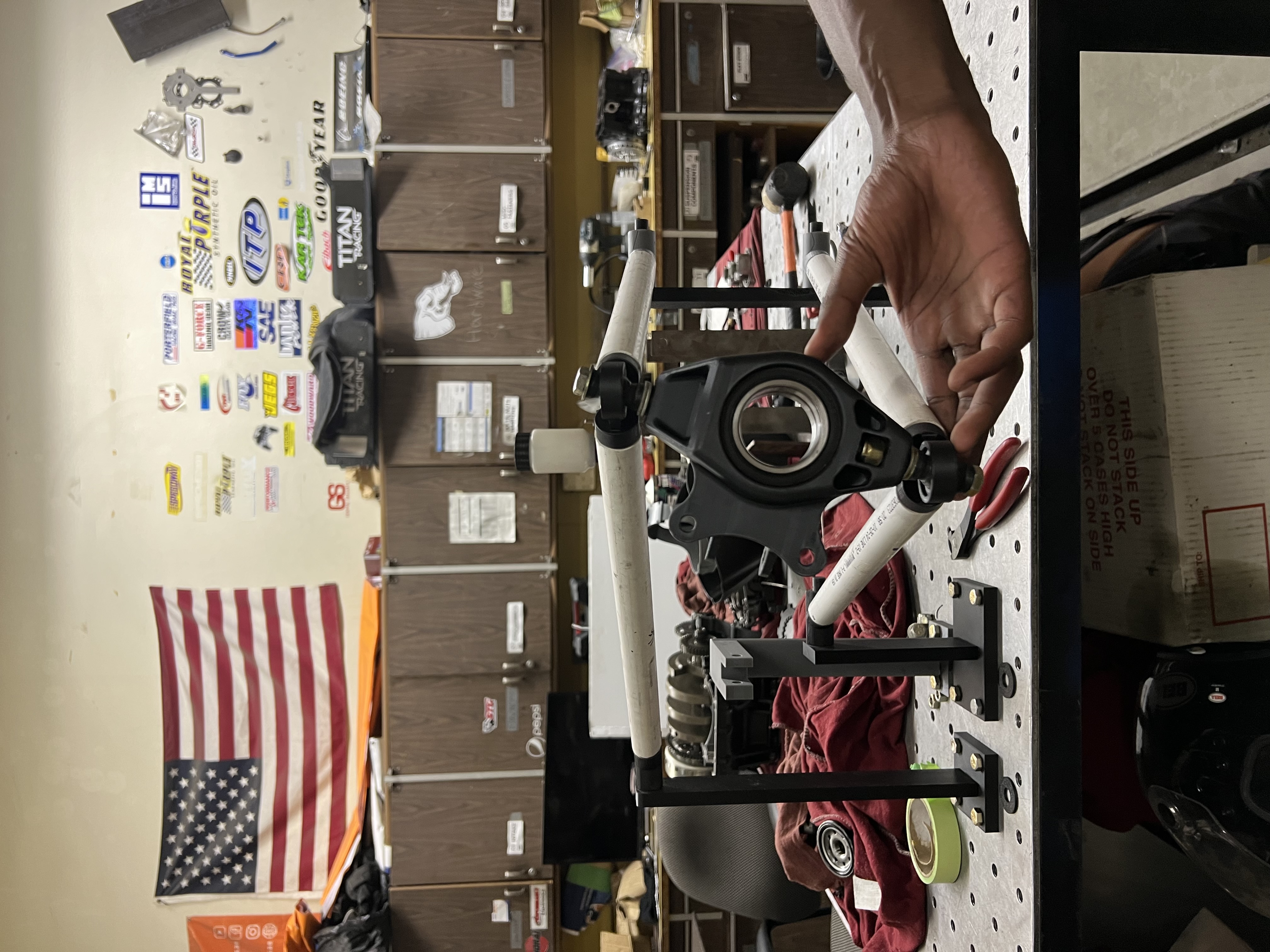 Front suspension jig assembly