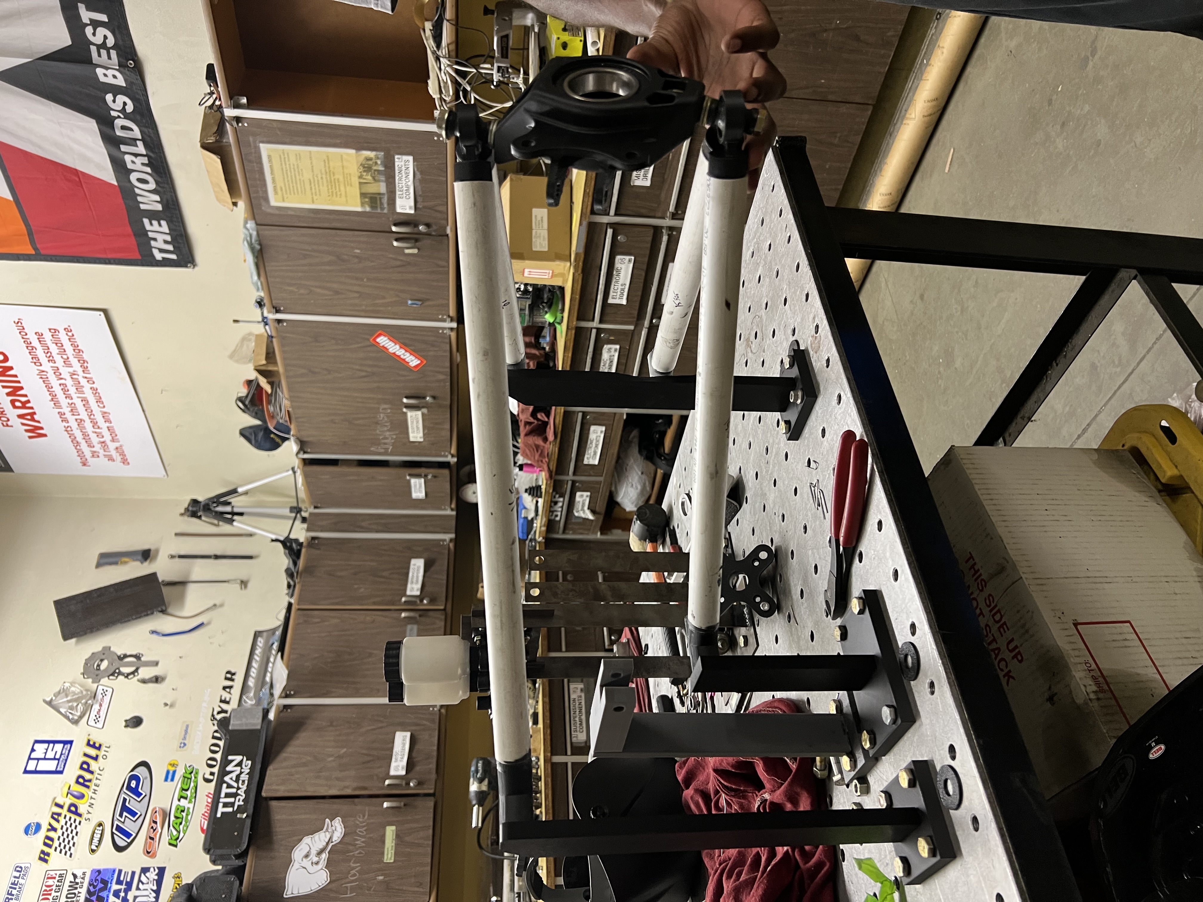 Front suspension jig assembly