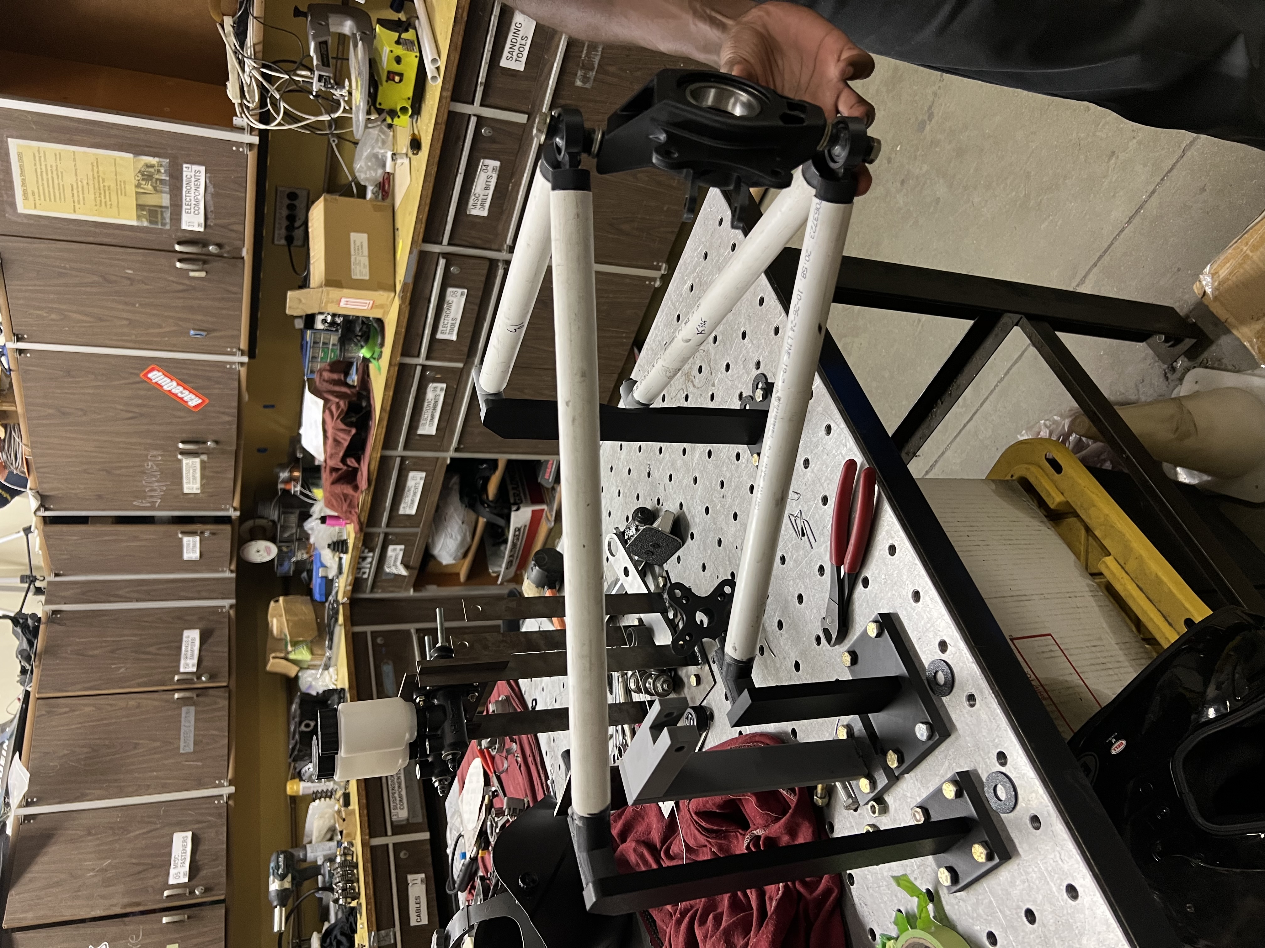 Front suspension jig assembly