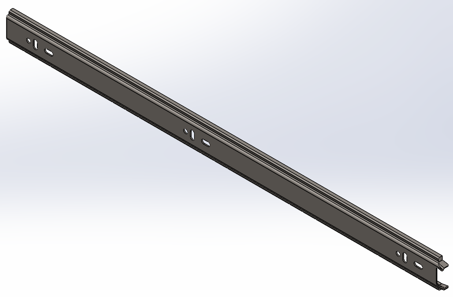 3D CAD model of inner slide